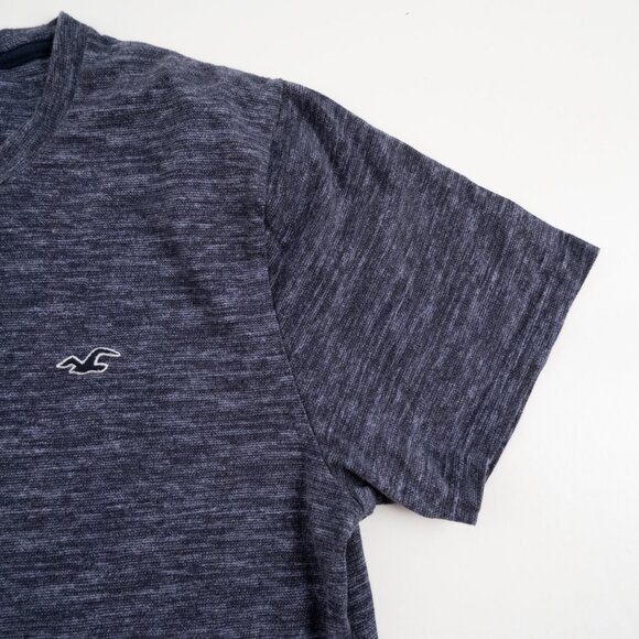 Hollister Must Have Collection heathered navy blue t-shirt size	M - Picture 7 of 10